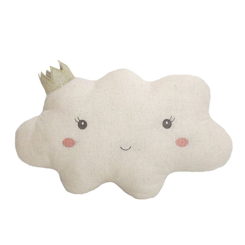 The pillow is light and airy, offering both comfort and visual appeal, with a gentle, neutral color palette that blends easily with a variety of home decor styles. 