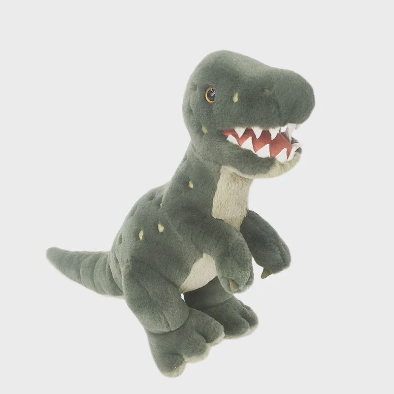 Bruno the T-Rex Plush Toy from Mon Ami is a soft, lovable stuffed dinosaur designed to resemble a friendly T-Rex. Featuring a sturdy, huggable body with detailed features like tiny arms, a playful expression, and textured scales, Bruno has a charming and approachable look. 