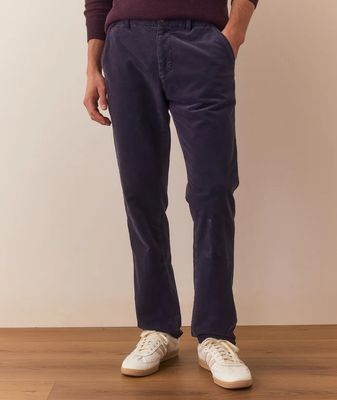 The Saturday Moleskin Chino Pant is a versatile, stylish pant designed for comfort and casual elegance. Made from soft fabric, these chinos offer a plush, durable texture that feels luxurious while maintaining a relaxed, tailored fit. 