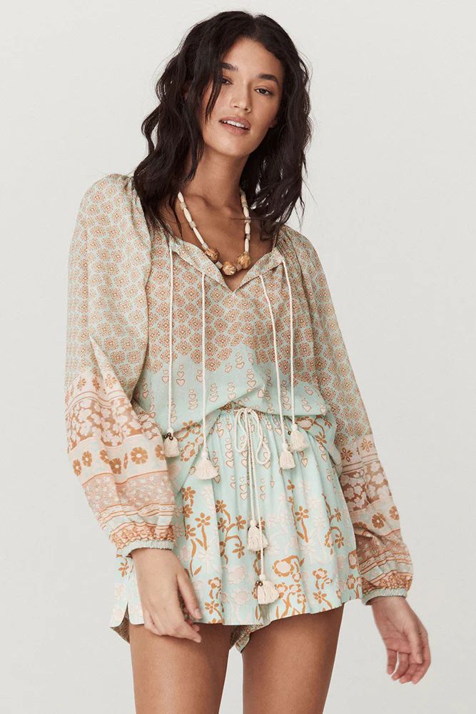 Sweet Nothings Blouse, Color: Peppermint, Size: XS