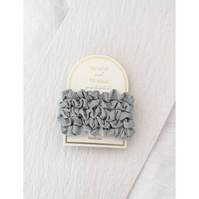 5PC Skinny Silk Hair Tie Scrunchies Set - Gifa