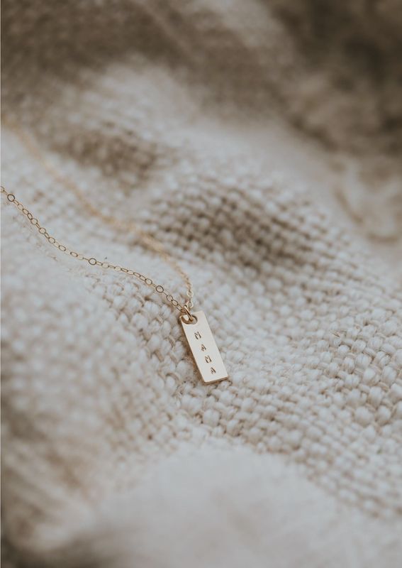 14k Gold Fill Mama Necklace