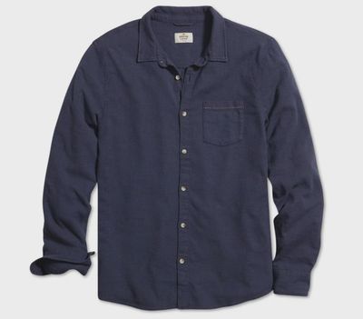 Stretch Selvage LS Shirt - Mood Indigo