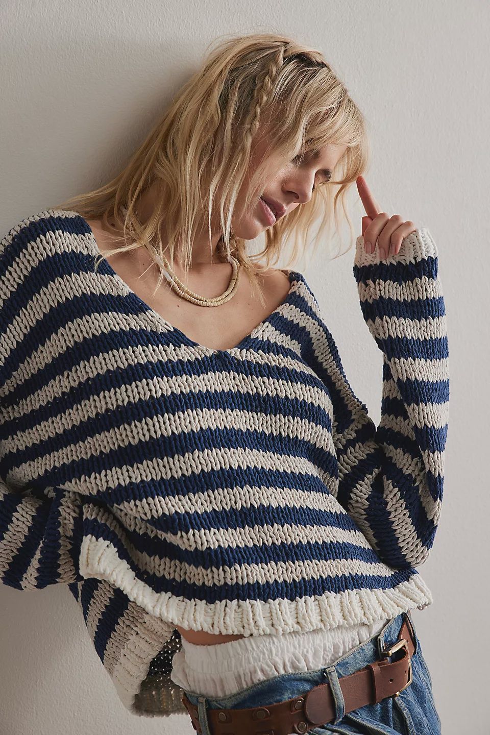 Portland Pullover, Color: Denim Island Combo, Size: Xs