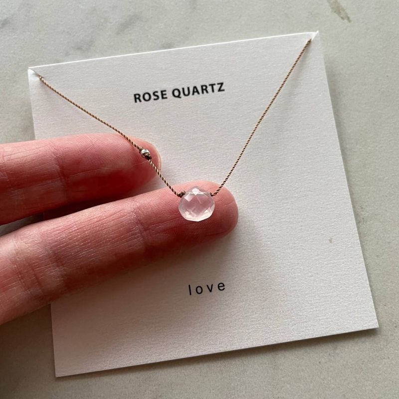 Rose Quartz Necklace- Love