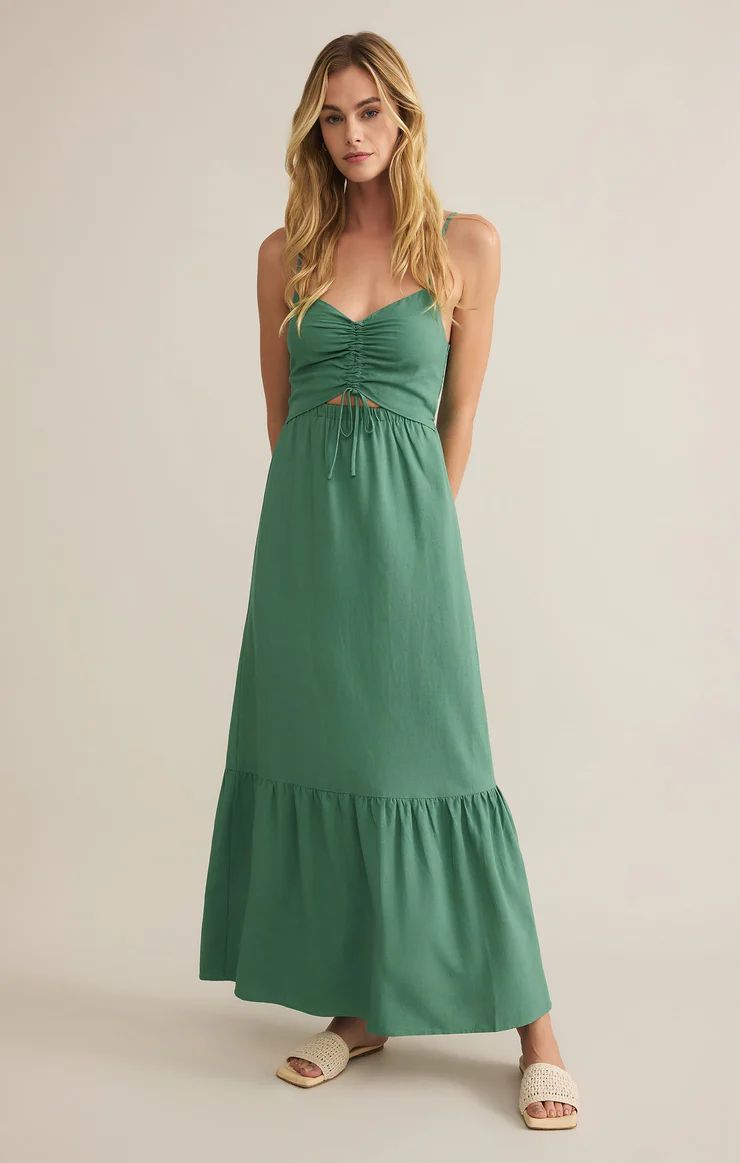 Winslet Maxi Dress, Color: Botanical Green, Size: XS