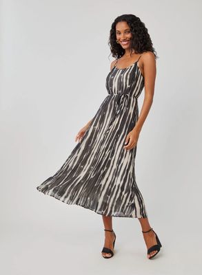 Midi Pleated Cami Dress