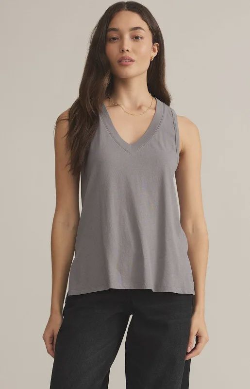 The Californian Tank, Color: Graphite Grey, Size: Xs