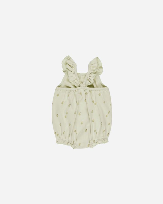 Ribbed Ruffle Romper