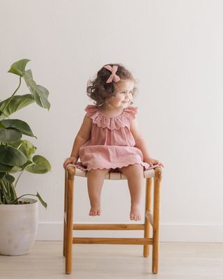 Isla Dress, Color: Lipstick, Size: 3-6M