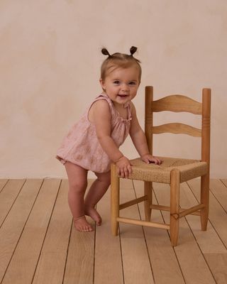 Shoulder Tie Bubble Onesie