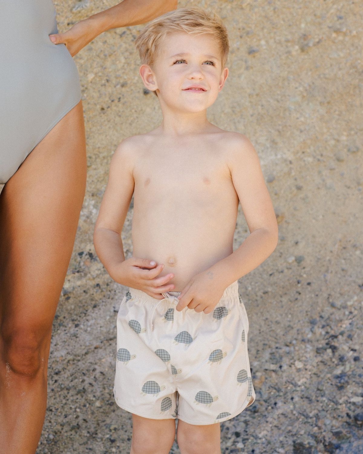 Kid’s Swim Trunk, Color: Sea Turtles, Size: 6-12M
