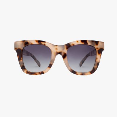 Bailey Latte Tortoise Polarized Oversized Square Sunglasses