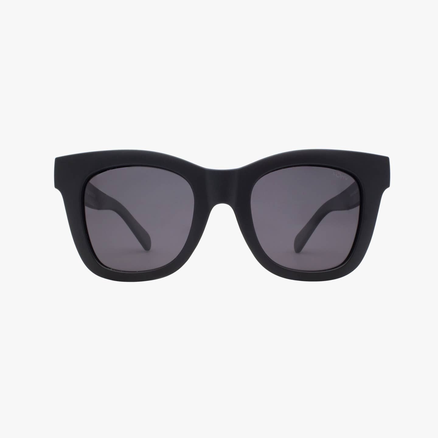 Bailey Gloss Black Polarized Oversized Square Sunglasses