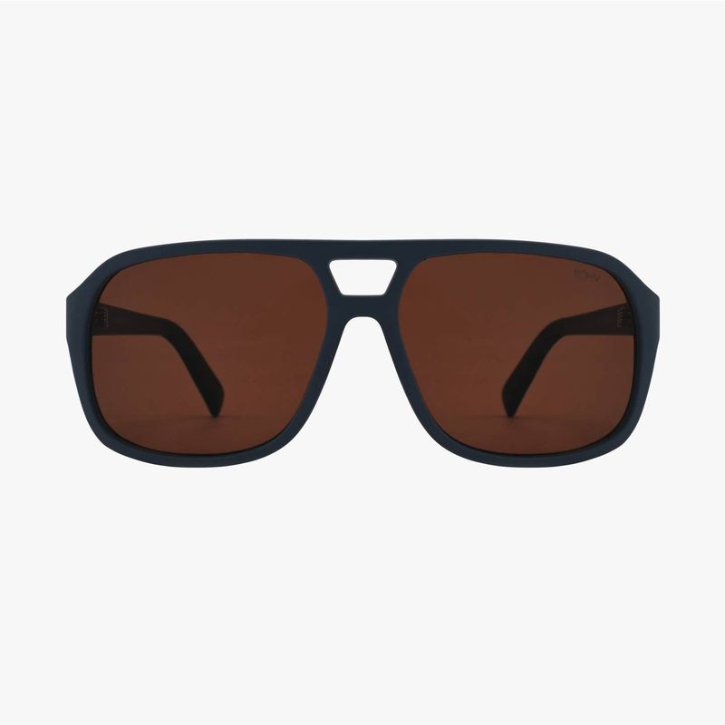 Summit Navy Polarized Square Trendy Aviator Sunglasses