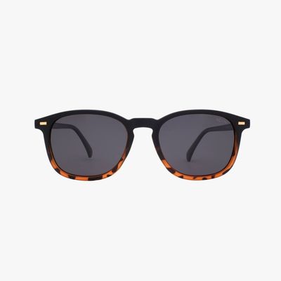 Bean Matte Fade Polarized Unisex Round Classic Sunglasses