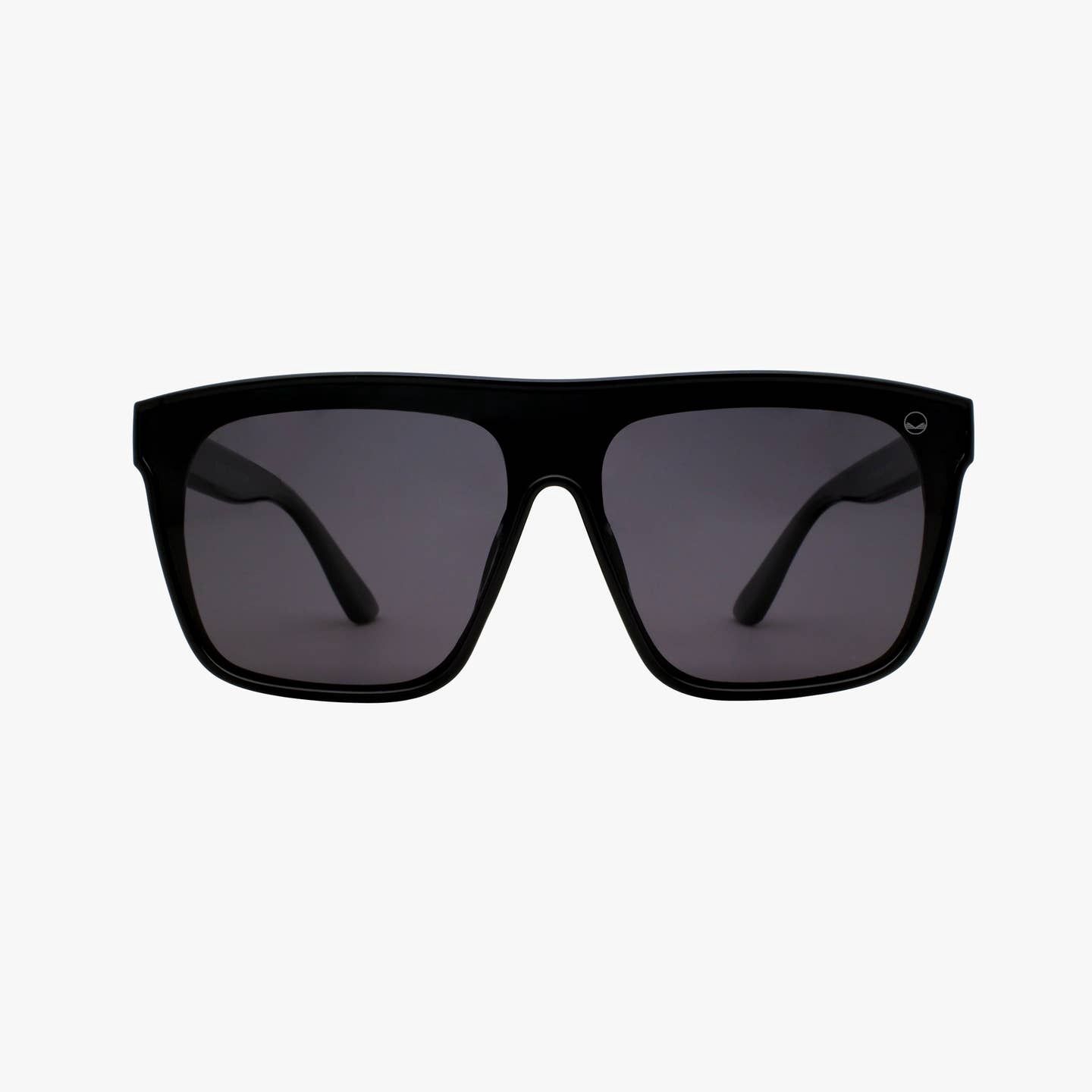 Birch Midnight Polarized Oversized Shield Fashion Sunglasses