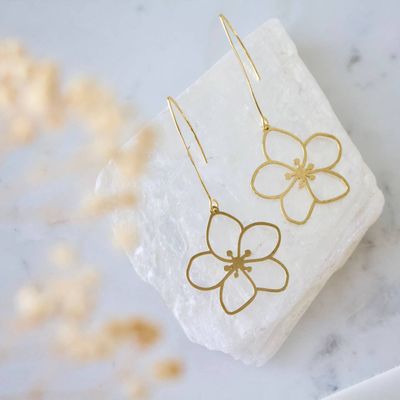 Sakura Flower Drop Earring