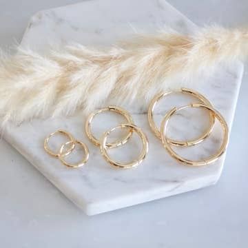 Everyday Hoop Earrings 30mm