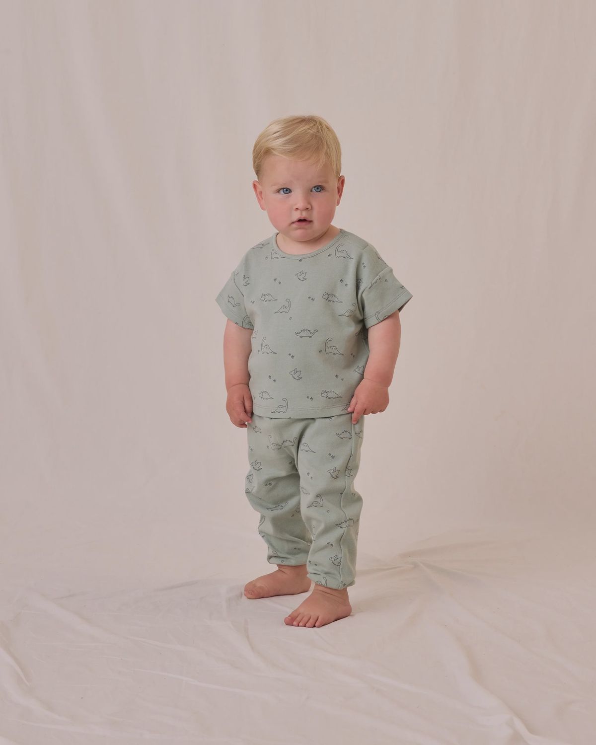 Jersey Tee + Pant Set, Color: Dino, Size: 0-3M