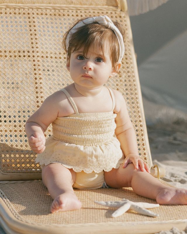 Smocked Skirted Romper