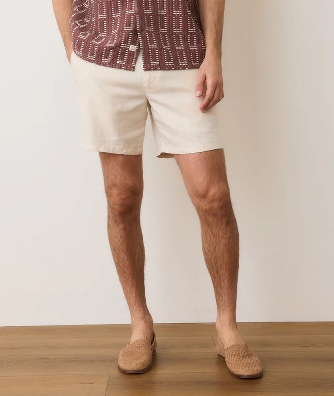 7” Hemp Resort Short - Natural