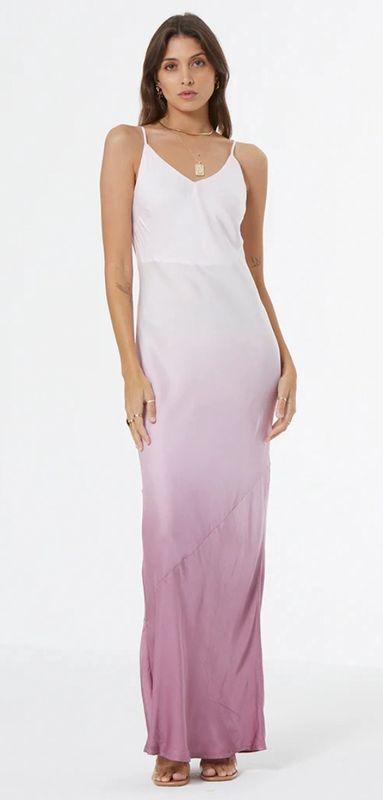 Tori Bias Maxi Slip Dress