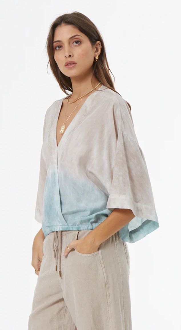 Tia Top, Color: Wave Patina Wash, Size: Xs