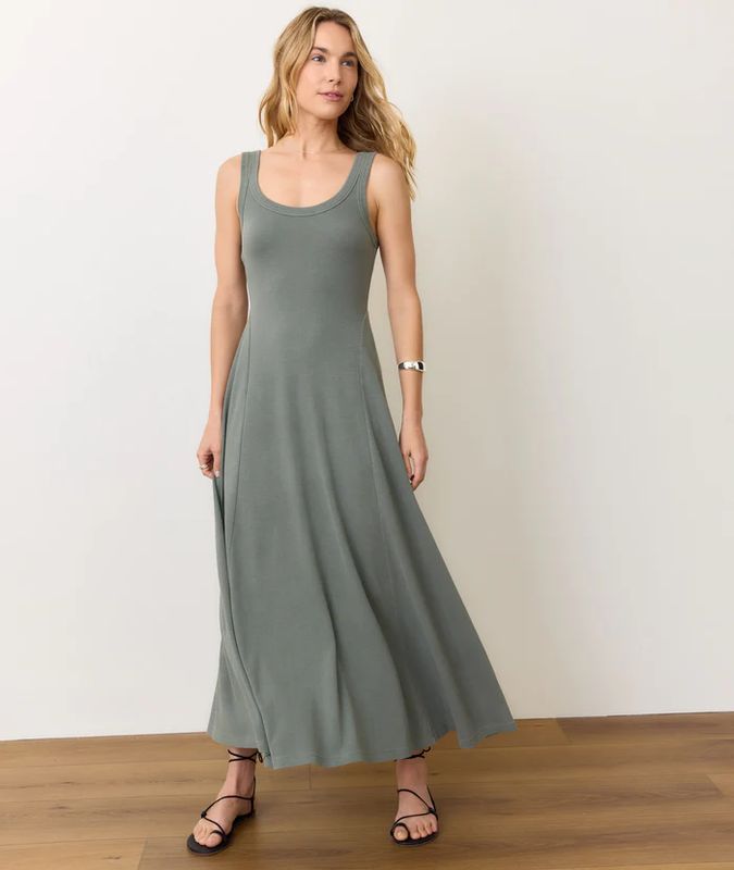 Lexi Rib Sun-In Fit &amp; Flare Dress
