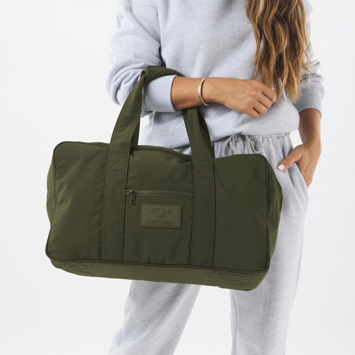 Monochrome Weekender, Color: Olive