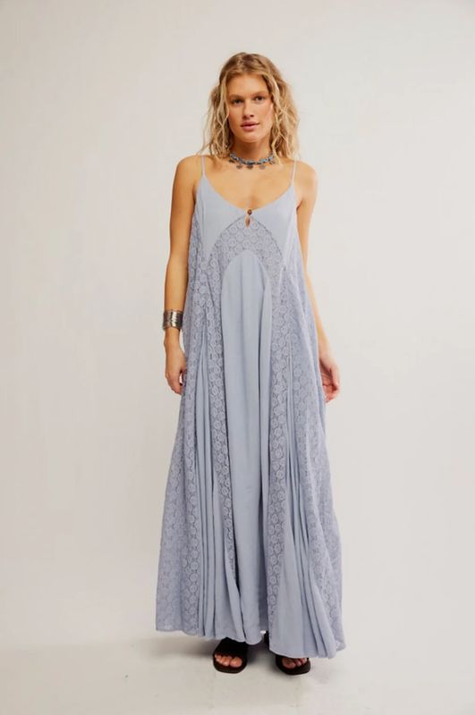 Trail Of Flowers Maxi Dress