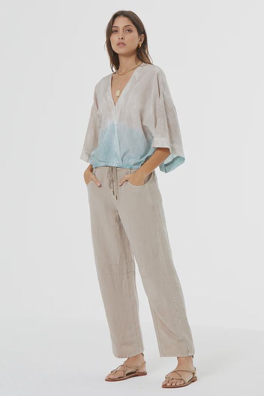 Barret Linen Barrel Pant