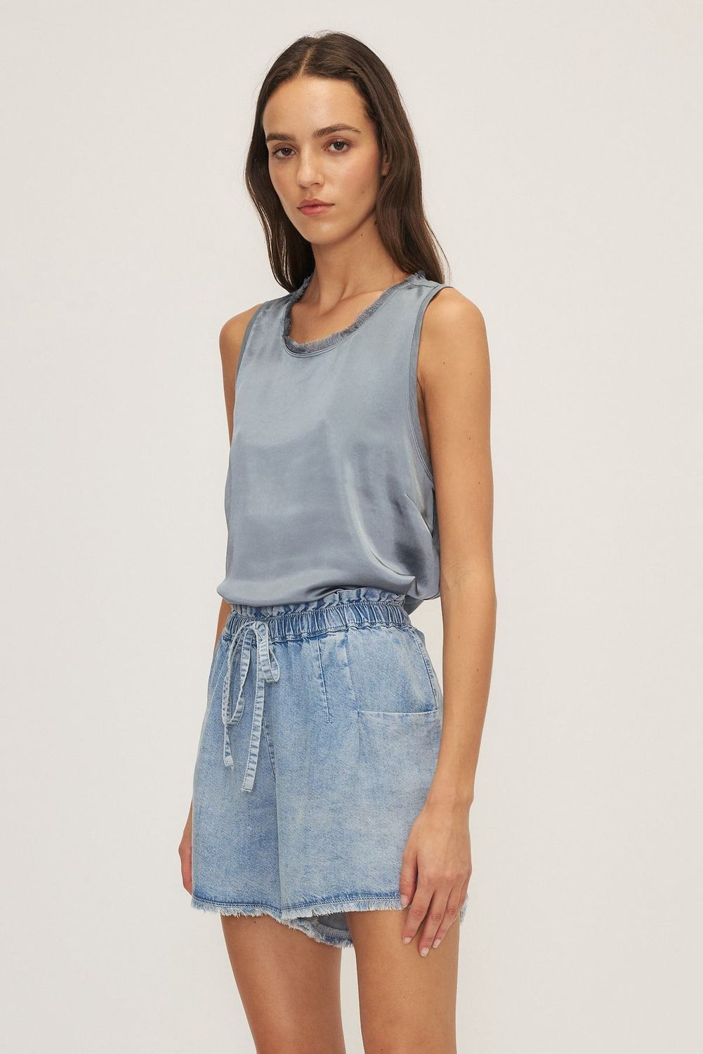 Beirut Short, Color: Med. Blue Denim, Size: XS