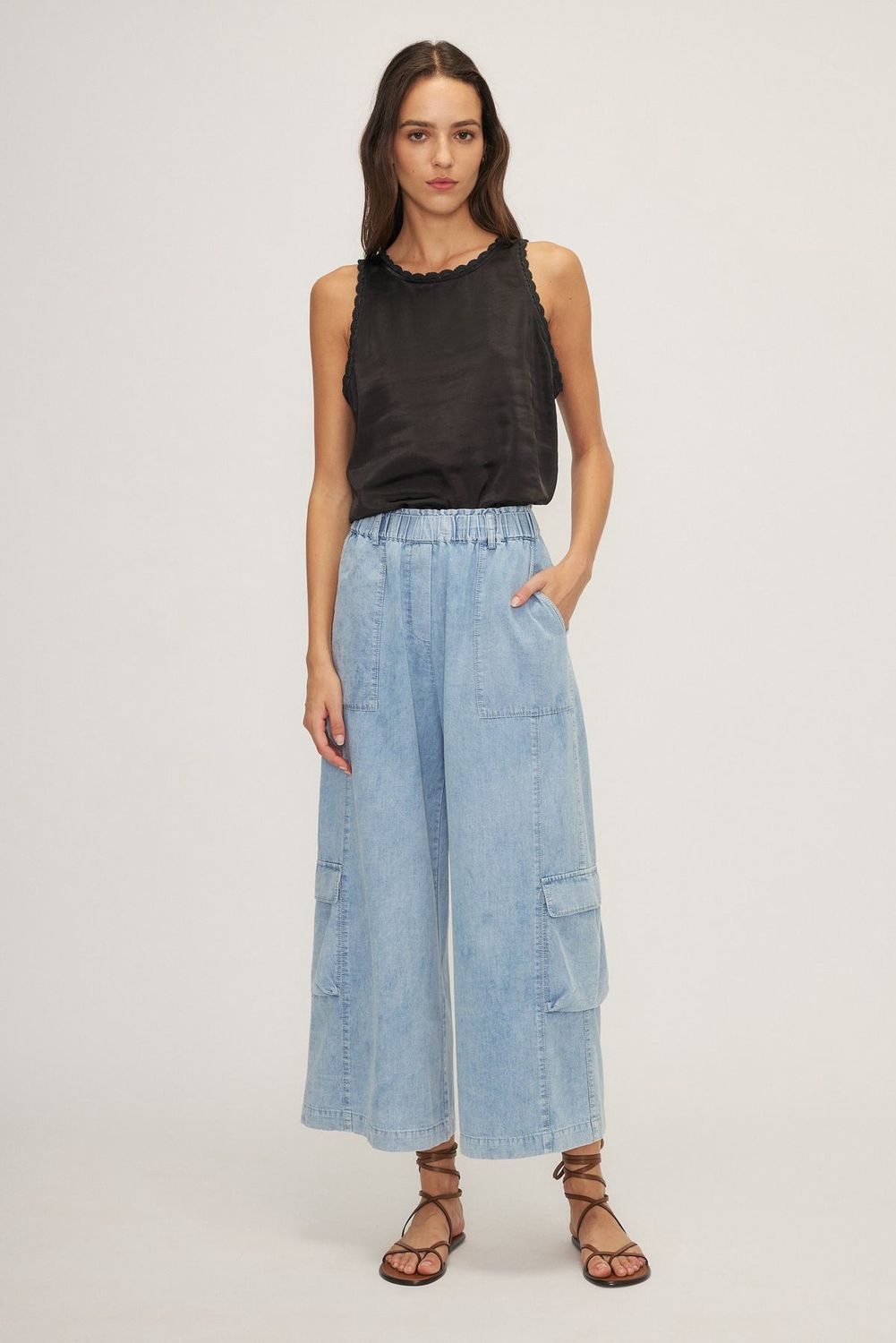 Silvestre Pant, Color: Med. Blue Denim, Size: XS