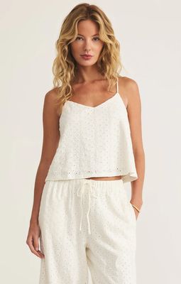 Sylvie Knit Eyelet Tank