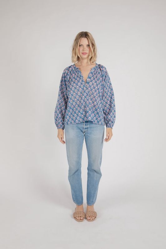 Sanvi Half Button Down Shirt