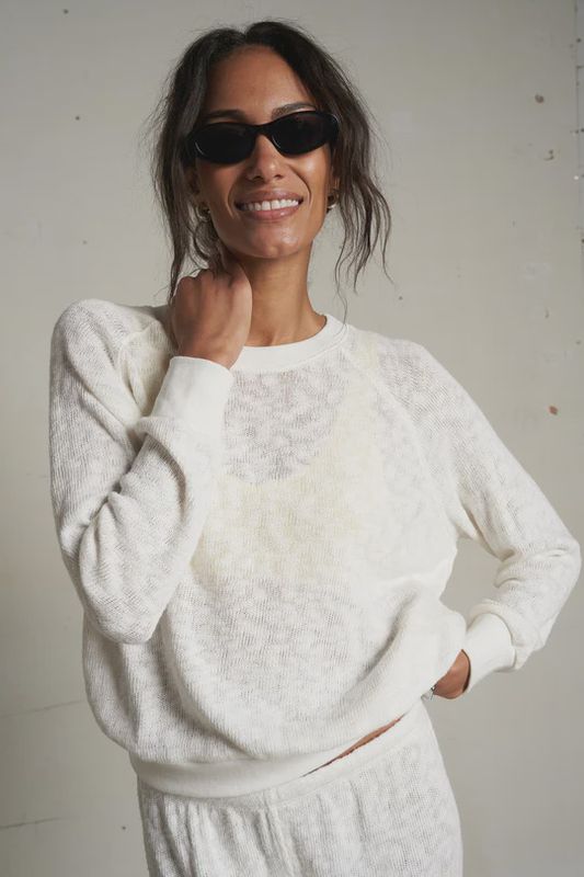 Aulani Coastal Slub Crewneck Sweater