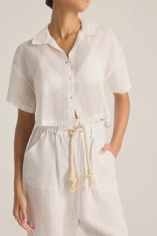 Hana Cropped Shirt