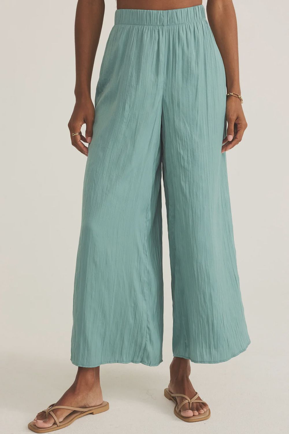 Sunset Satin Pant, Size: XS, Color: Sea Pine