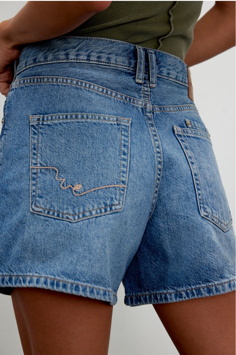 We The Free Tippi Denim Shorts, Color: In Your Town, Size: 25