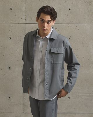 Twill Shirt Jacket