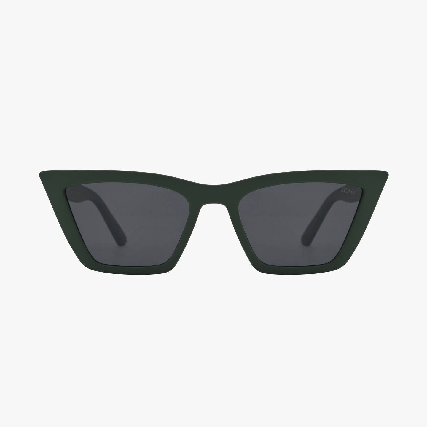 Bay Olive Green Polarized Women&#39;s Cat Eye Fashion Sunglasses