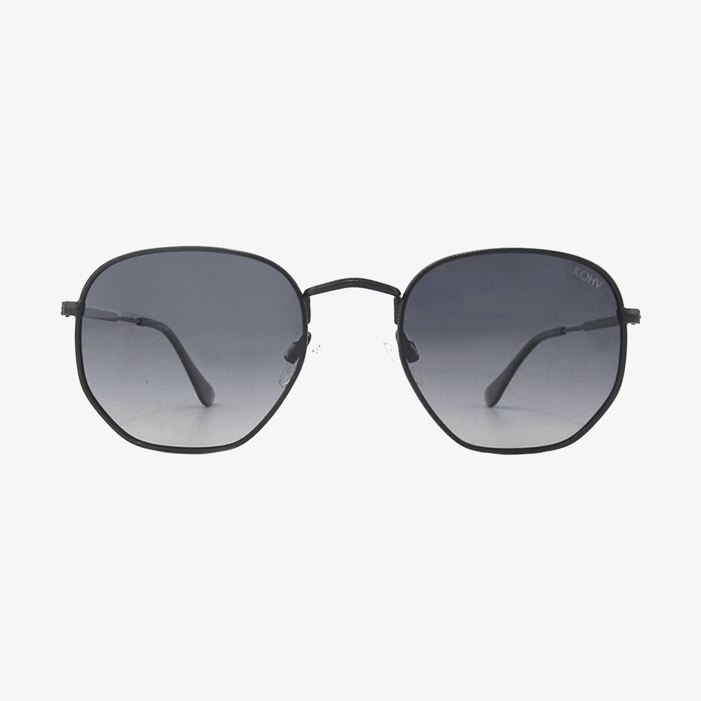 Billie Midnight Polarized Geometric Metal Fashion Sunglasses