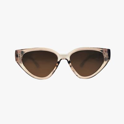 Moxie Silt Tortoise Polarized Women&#39;s Cat Eye Sunglasses