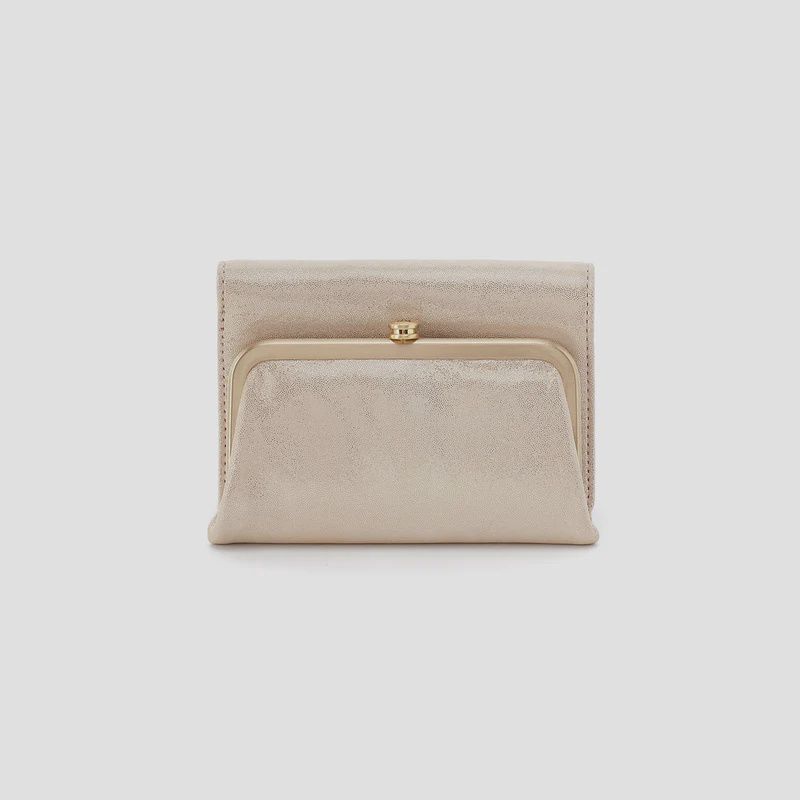 Robin Compact Wallet, Color: Sand Shimmer