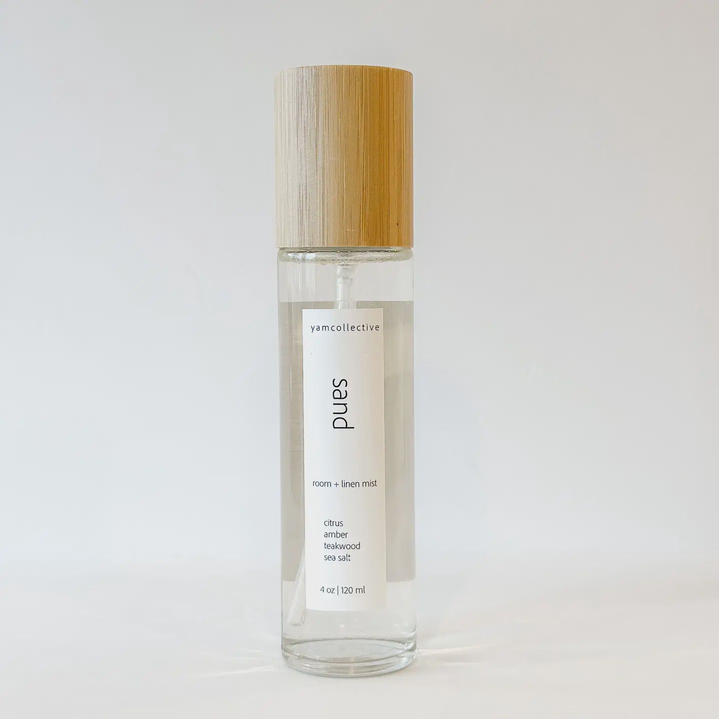 Sand - 4 oz Citrus + Teakwood Room &amp; Linen Mist