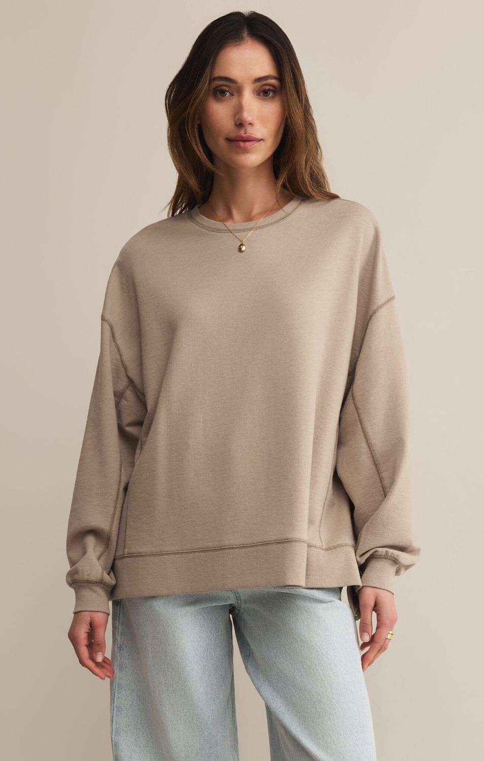 Modern Weekender Sweatshirt, Color: Retreat, Size: XS
