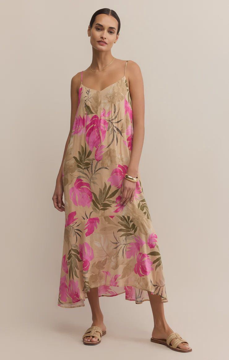 Benson Tropical Maxi Dress, Size: XS