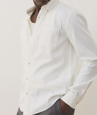 Better Than Linen Shirt Long Sleeve - White