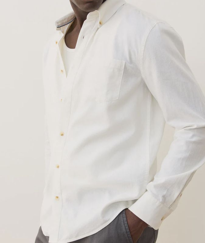 Better Than Linen Shirt Long Sleeve - White